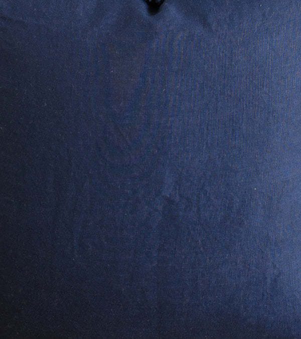 100% linen cushion cover, Hand made straight edge - Navy Blue (Set of 2)